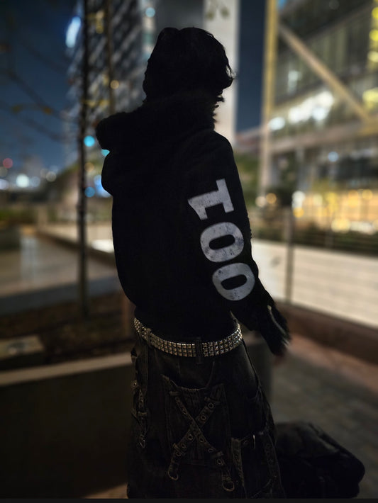 Dark Gothic Pullover Sweatshirt Punk Style Embroidery Cross-border Wholesale Aesthetic Sweatshirt INS