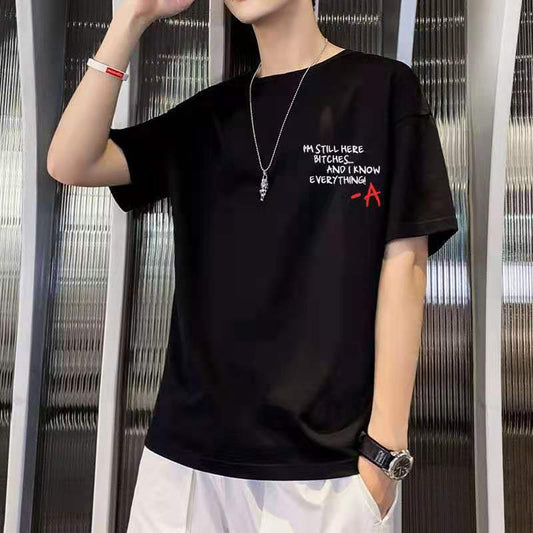 Men&amp;amp;#039;s Short-sleeved T-shirt 2020 New Summer Trend Korean Loose Bottoming Shirt Clothes Compassionate Large Size Youth