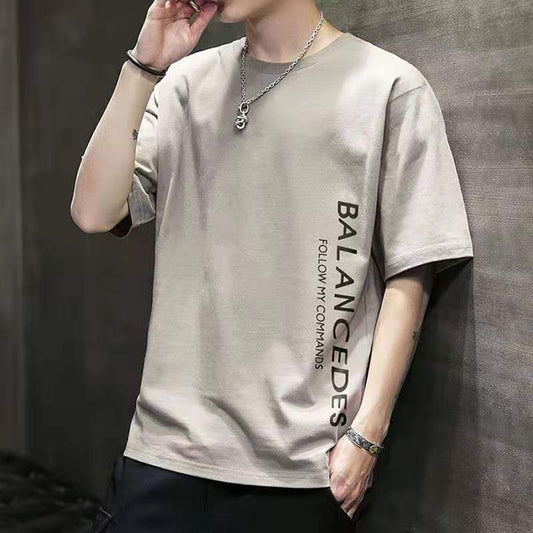 Men&amp;amp;#039;s Short-sleeved T-shirt 2020 New Summer Trend Korean Loose Bottoming Shirt Clothes Compassionate Large Size Youth