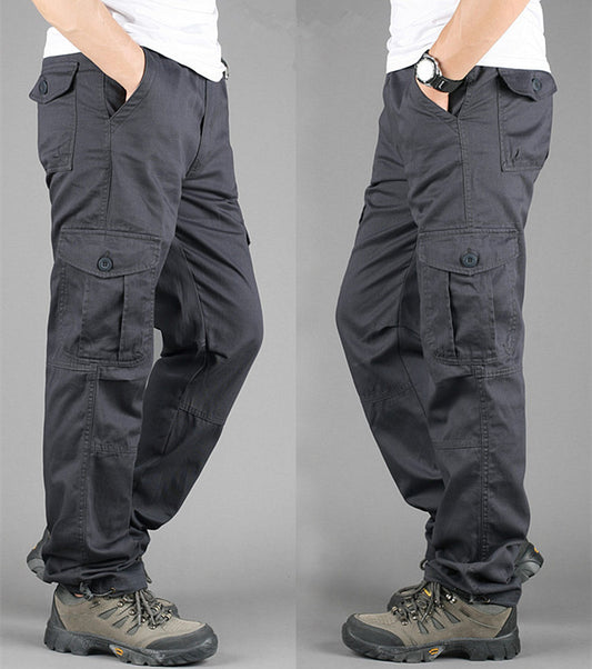 Men&#039;s Wash Cotton Workwear Multi-pocket Pants Trousers Labor Insurance Store Stall Men&#039;s Multi-pocket Pants Trousers Wholesale
