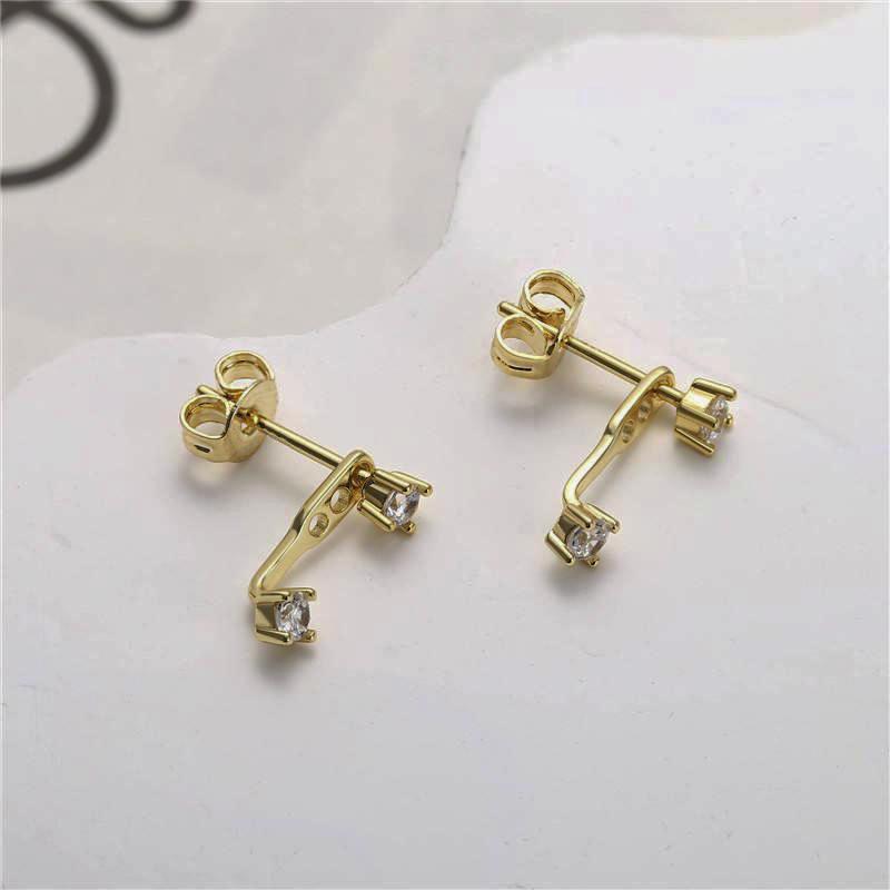 3-Pcs Premium Zircon Circle Stud Earrings – Minimalist Fashion Jewelry for All Occasions!