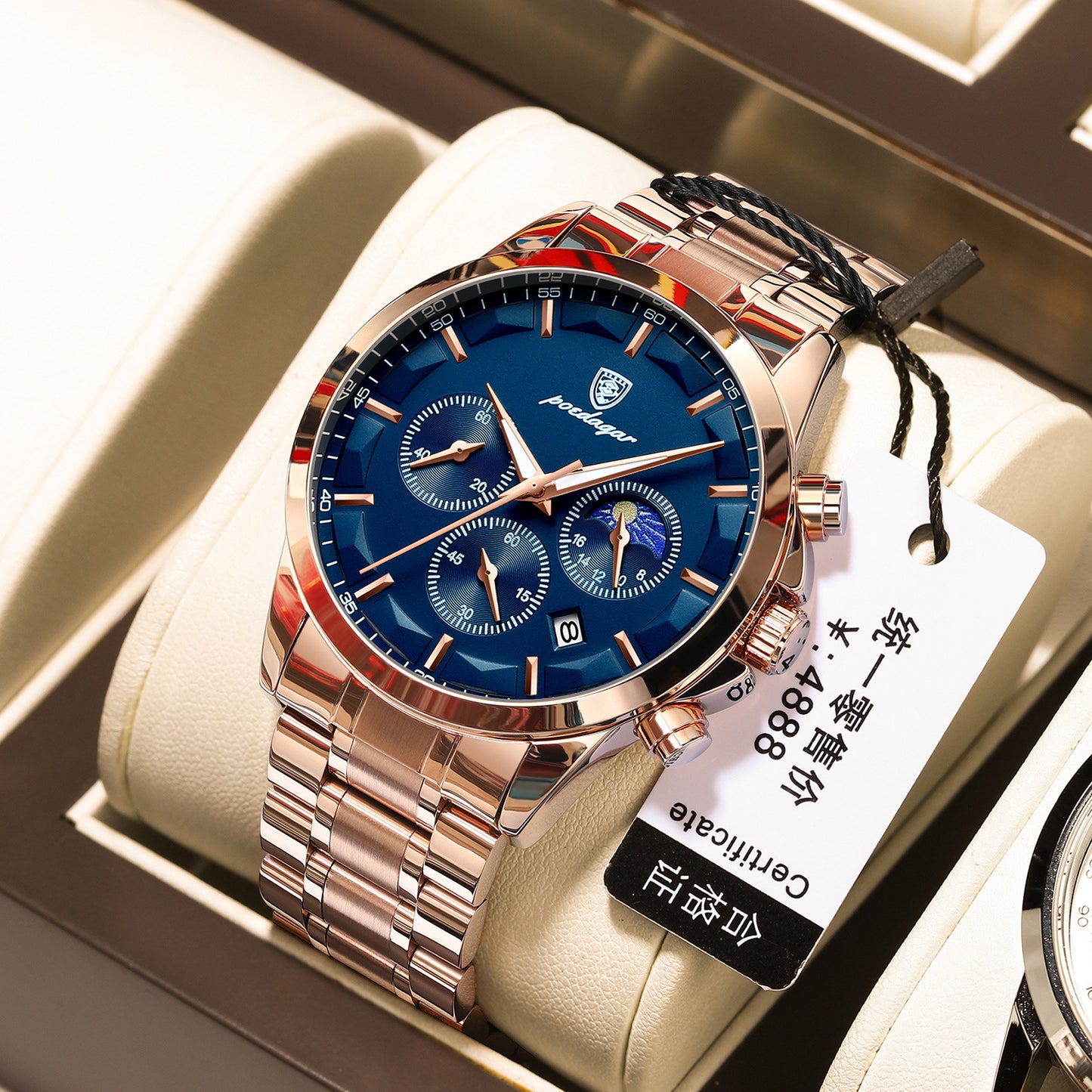 Brand Waterproof Multi-functional Watch Men&#039;s Quartz Watch Sports Live Broadcast Foreign Trade