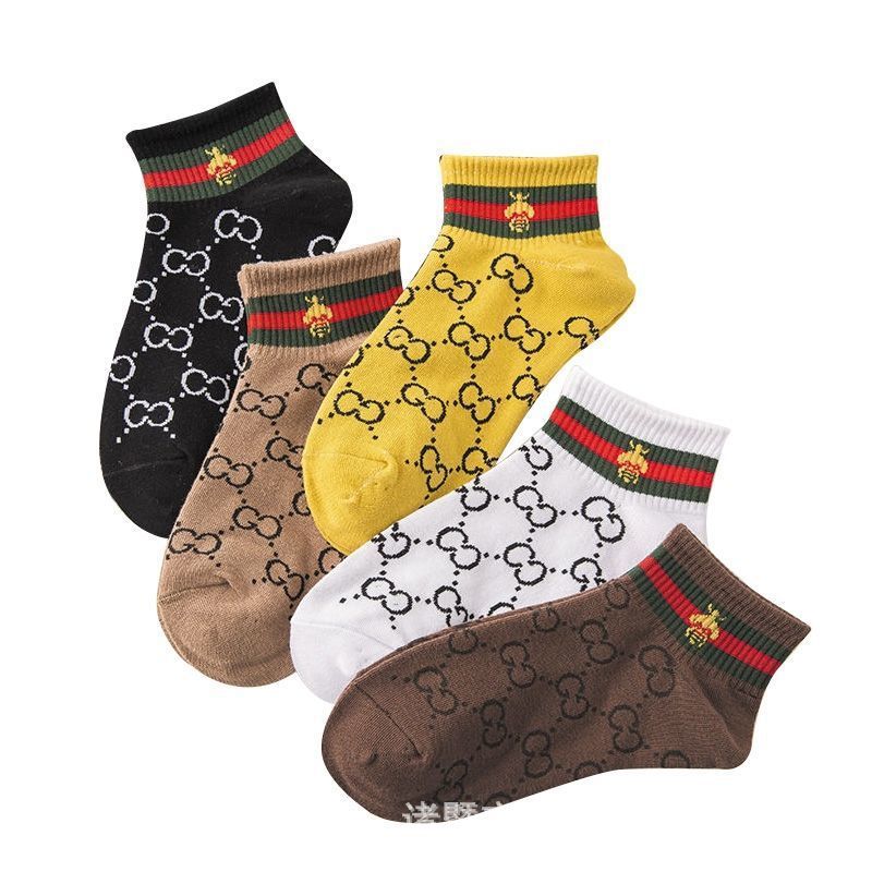 Socks Women&#039;s Tide Ins Socks Shallow Mouth Cotton Boat Socks Short Tube Socks Tide Socks Thin Section Invisible Socks Women&#039;s Stall Manufacturers Wholesale