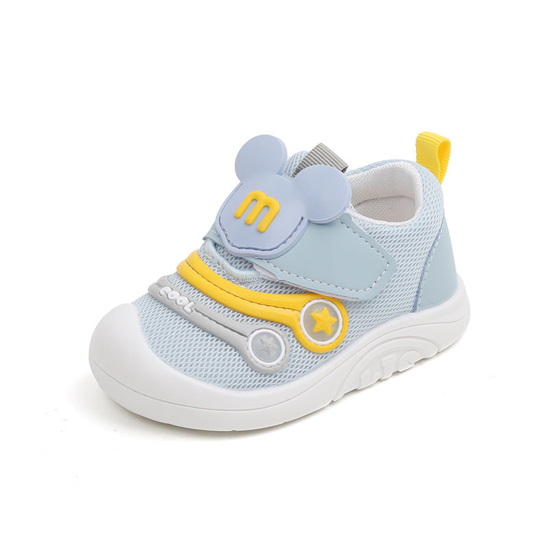 2025 New Boys And Girls 1-2-3 Years Old Toddler Shoes Spring And Autumn Mesh Breathable Baby Shoes