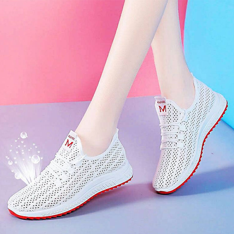 New Summer Real Flying Woven Women&amp;#039;s Shoes Korean Version Of The Trend Fashion Single Shoes Leisure Sports Student Shoes Travel Shoes Women&amp;#039;s Shoes