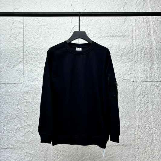 Cross-border Quality Casual Loose Round Neck Lens Pullover Sweater CP Men&#039;s Coat Wholesale British Youth Fashion Brand Men