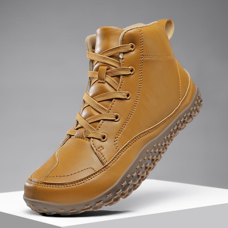 017 Couple Broad Head Barefoot Large Size Hiking Shoes Mid-top Outdoor Hiking Shoes