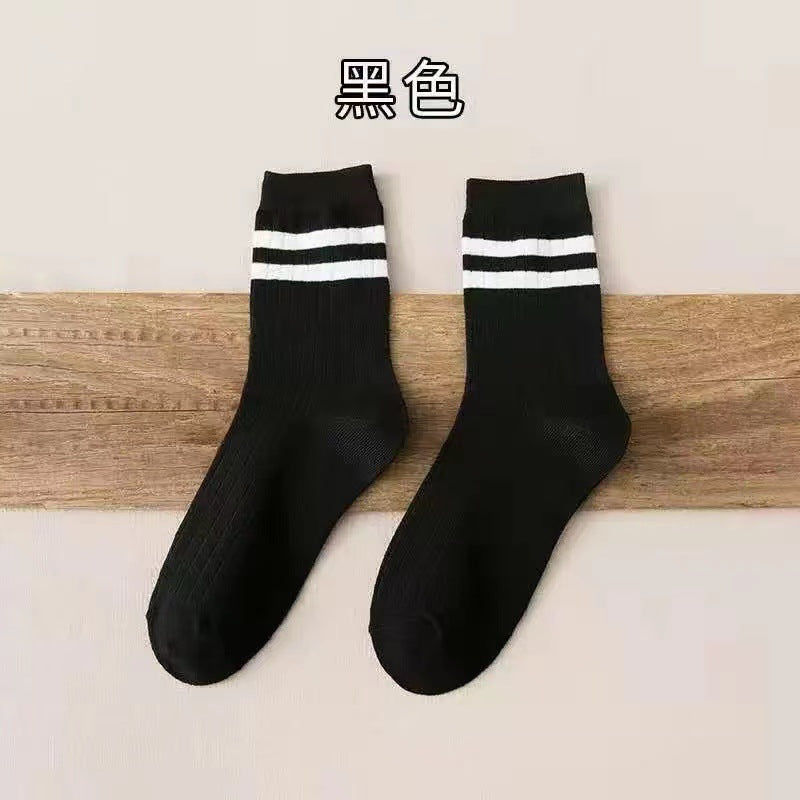 Socks Men&#039;s Spring And Summer Mid-tube Socks Stockings Breathable Sweat-absorbing Deodorant Trend All-match Men&#039;s Cotton Socks