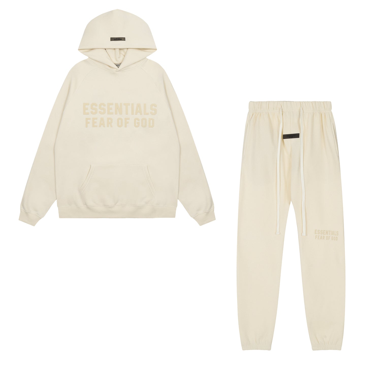 Flocked Letter Sports Suit Fog Men&#039;s And Women&#039;s Loose Casual Sweatshirts And Pants