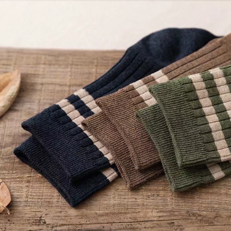 Socks Men&#039;s Spring And Summer Mid-tube Socks Stockings Breathable Sweat-absorbing Deodorant Trend All-match Men&#039;s Cotton Socks