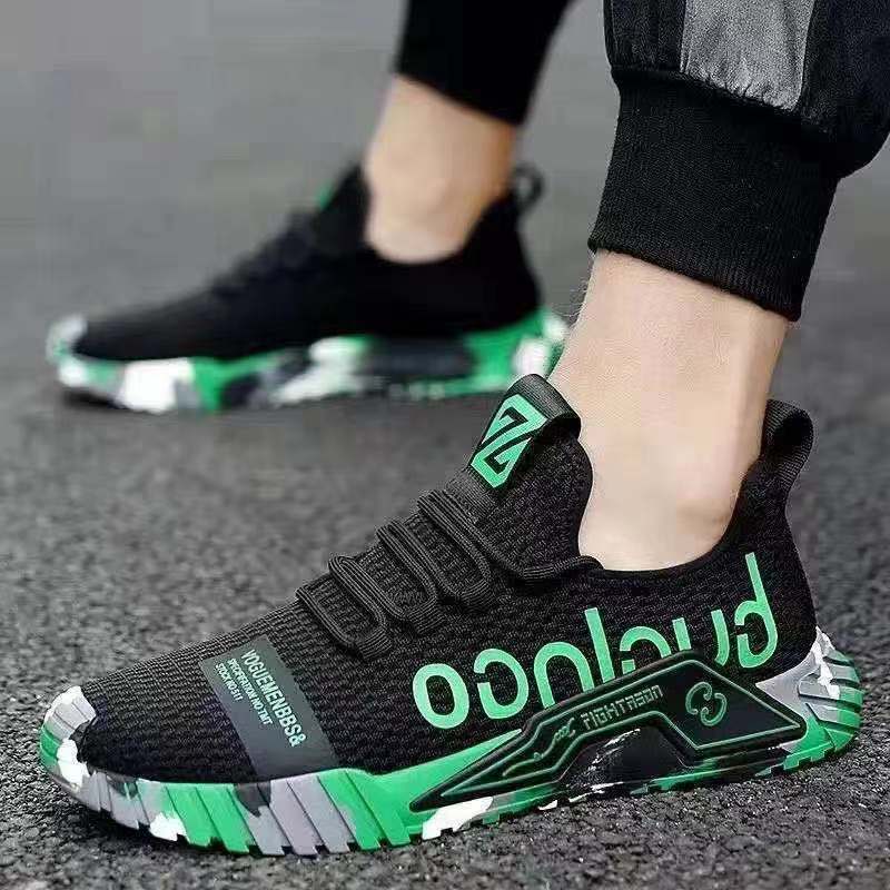 2022 New Men&#039;s Shoes Spring And Summer Breathable Casual Shoes Korean Version Trend All-match Sports Shoes Net Shoes Running Shoes Men