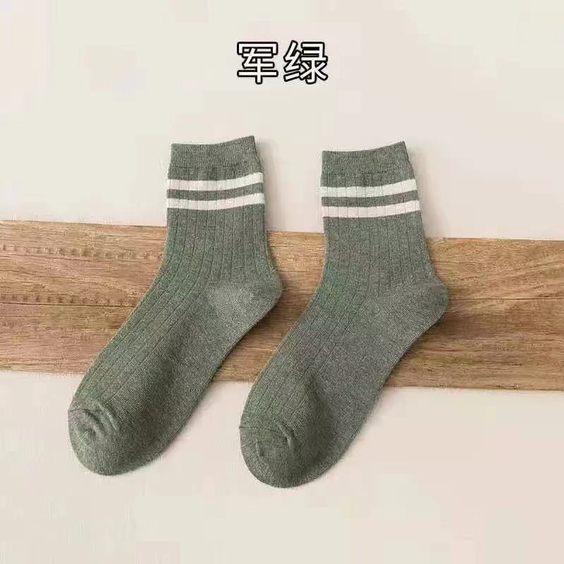 Socks Men&#039;s Spring And Summer Mid-tube Socks Stockings Breathable Sweat-absorbing Deodorant Trend All-match Men&#039;s Cotton Socks