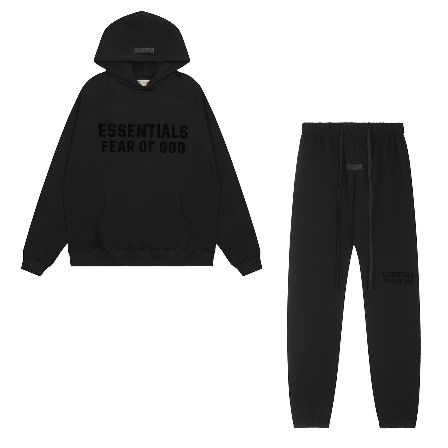 Flocked Letter Sports Suit Fog Men&#039;s And Women&#039;s Loose Casual Sweatshirts And Pants