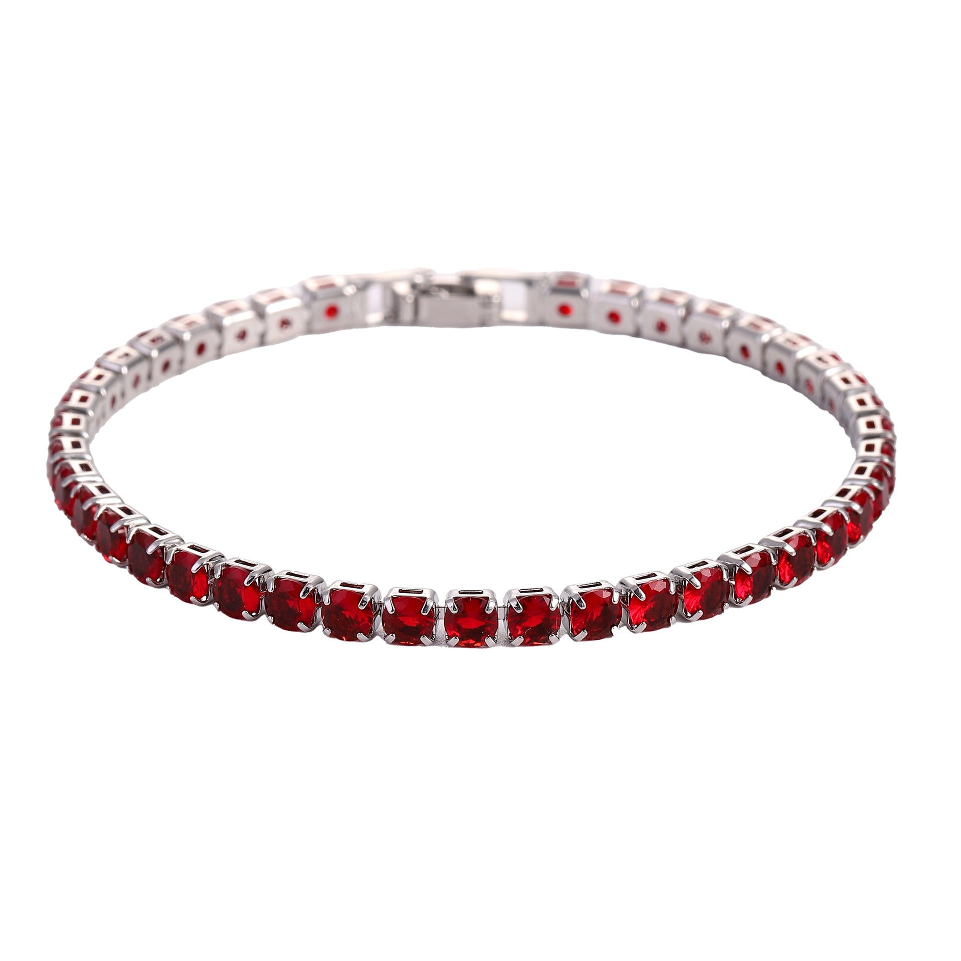 Hip-hop 4.0 Zircon Bracelet For Men And Women Amazon Best Selling Simple Fashion Tennis Bracelet