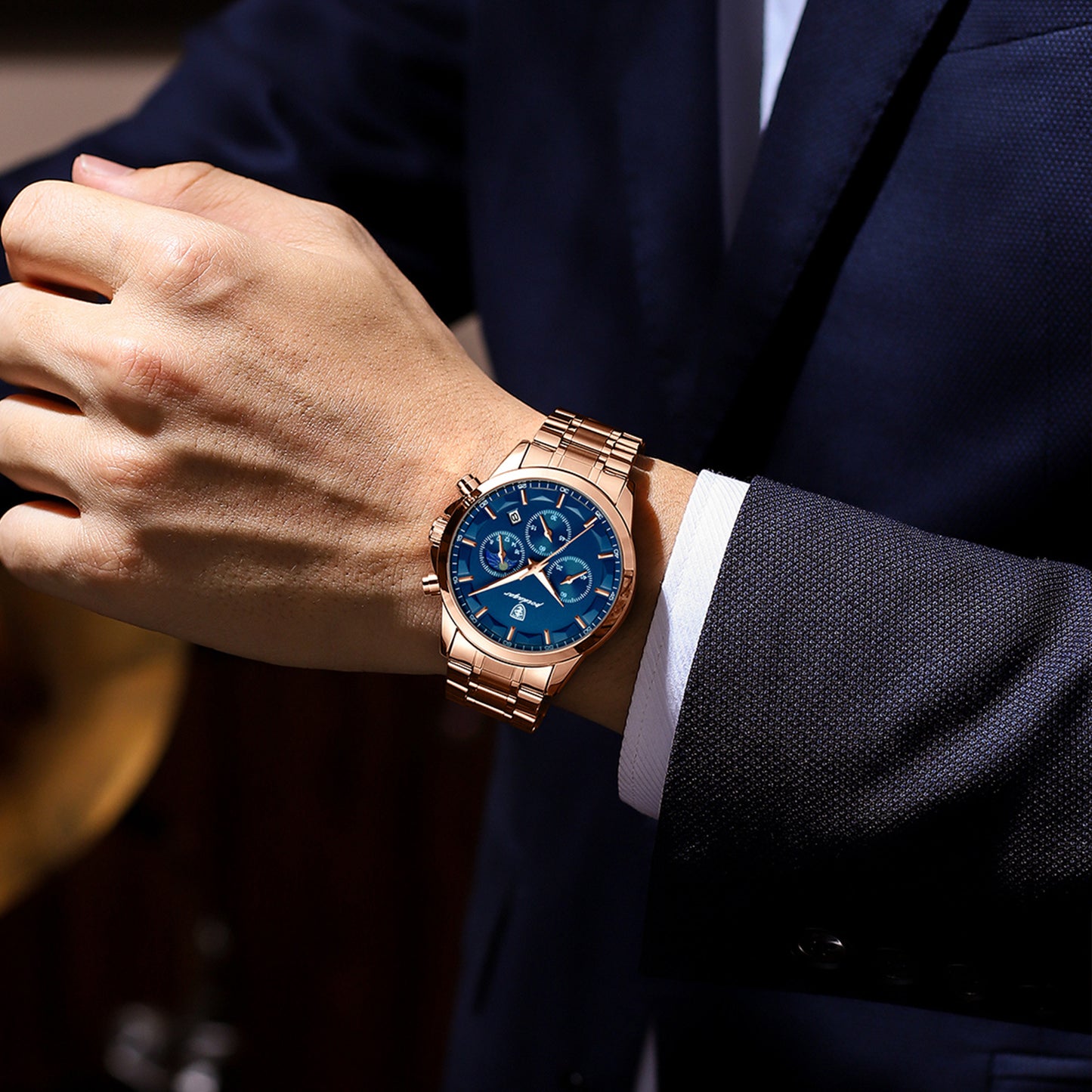 Brand Waterproof Multi-functional Watch Men&#039;s Quartz Watch Sports Live Broadcast Foreign Trade