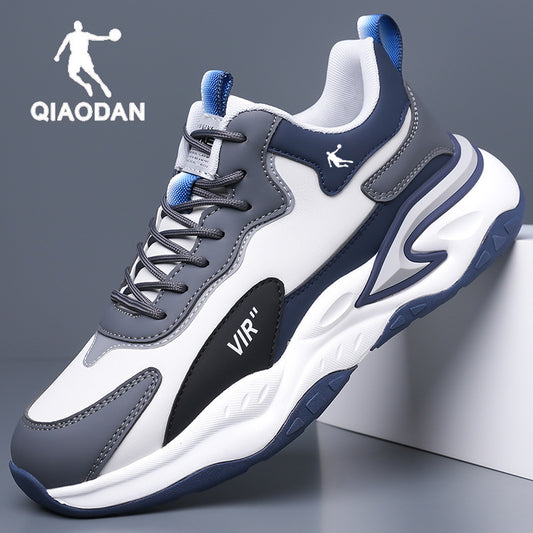 Jordan Men's Shoes Sneaker 2024 Autumn And Winter New Leather Students Fleece-lined Warm Running Shoes Soft Bottom Boys Running Shoes