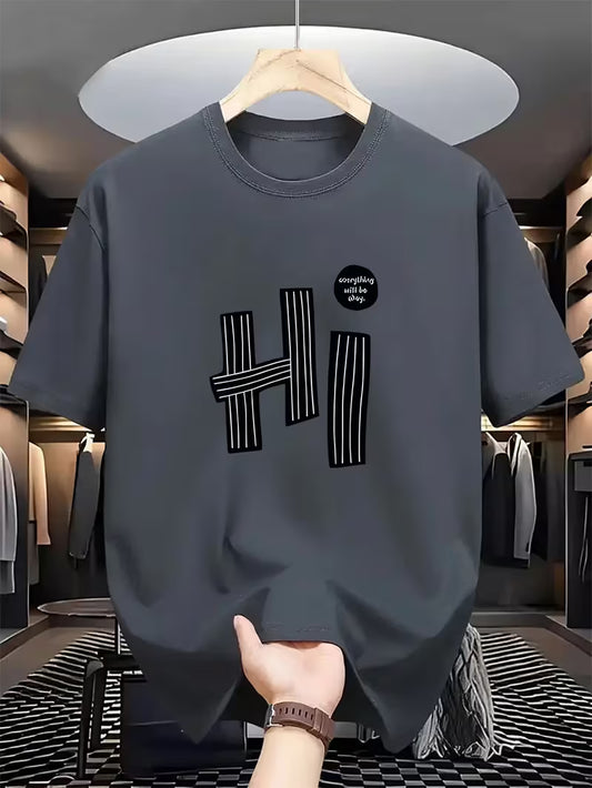 Men’s Casual Crew Neck T-Shirt – Soft Breathable Quick-Dry Fabric, Loose Fit Short Sleeve Solid Color Tee for Summer | Everyday Wear by DropVibe