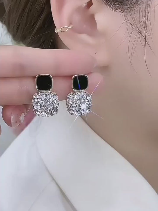 Elegant Heart & Square Pendant Women’s Earrings – Summer, Beach & Party Jewelry | Perfect for Daily Wear, Weddings & Gift Occasions